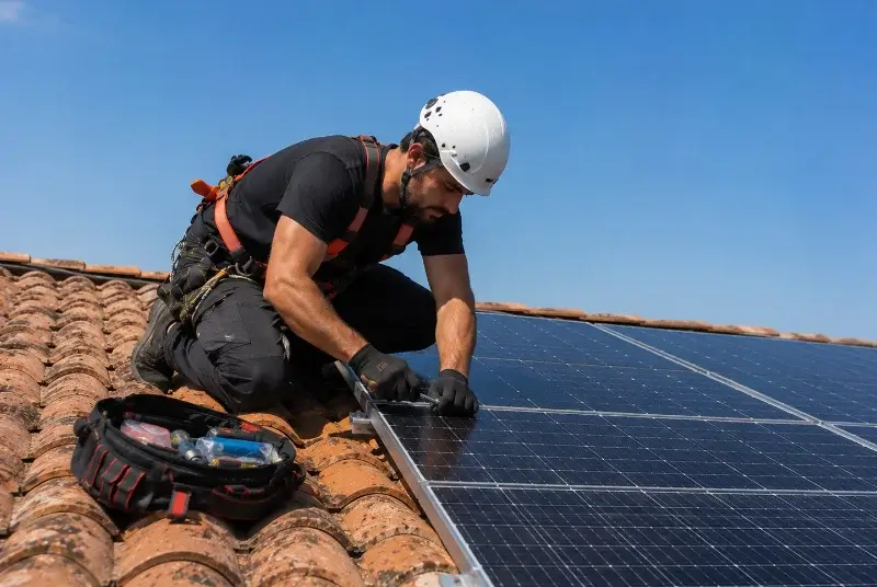Maintenance et monitoring de panneaux solaires à Crolles